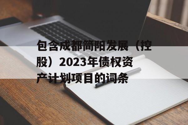 包含成都简阳发展（控股）2023年债权资产计划项目的词条