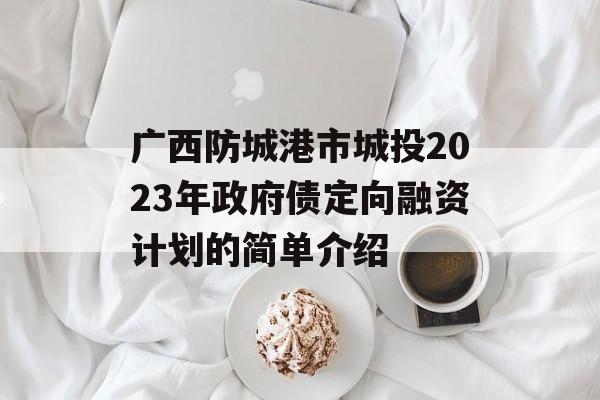 广西防城港市城投2023年政府债定向融资计划的简单介绍