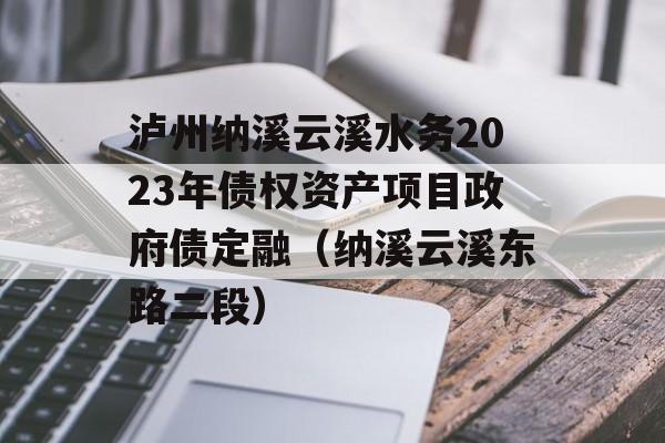 泸州纳溪云溪水务2023年债权资产项目政府债定融（纳溪云溪东路二段）