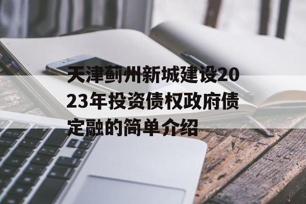 天津蓟州新城建设2023年投资债权政府债定融的简单介绍