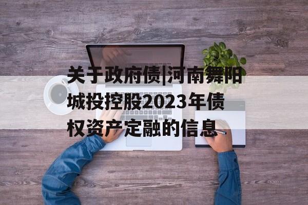 关于政府债|河南舞阳城投控股2023年债权资产定融的信息