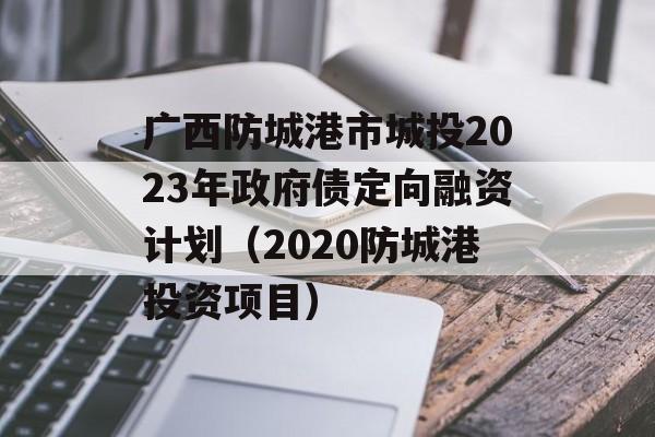 广西防城港市城投2023年政府债定向融资计划（2020防城港投资项目）