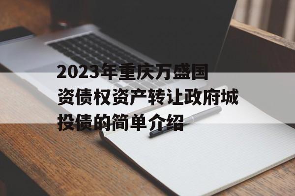 2023年重庆万盛国资债权资产转让政府城投债的简单介绍