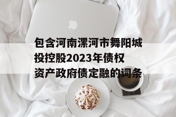 包含河南漯河市舞阳城投控股2023年债权资产政府债定融的词条