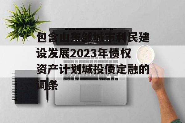 包含山东邹城市利民建设发展2023年债权资产计划城投债定融的词条