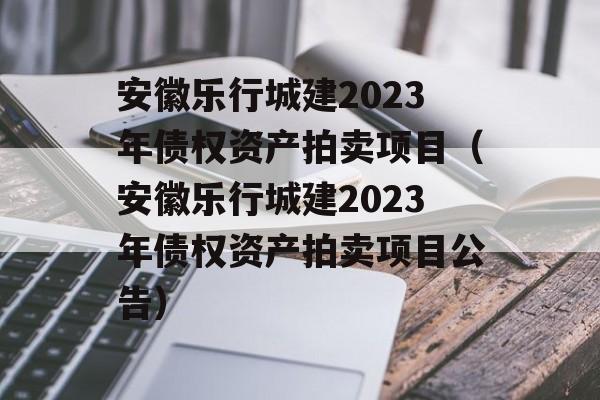 安徽乐行城建2023年债权资产拍卖项目（安徽乐行城建2023年债权资产拍卖项目公告）