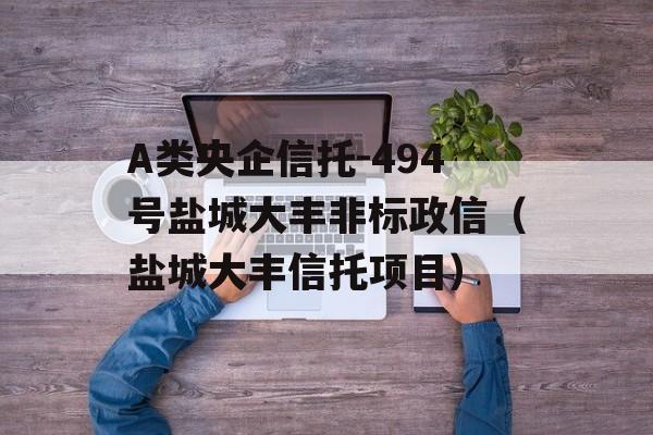 A类央企信托-494号盐城大丰非标政信（盐城大丰信托项目）