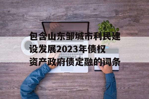 包含山东邹城市利民建设发展2023年债权资产政府债定融的词条