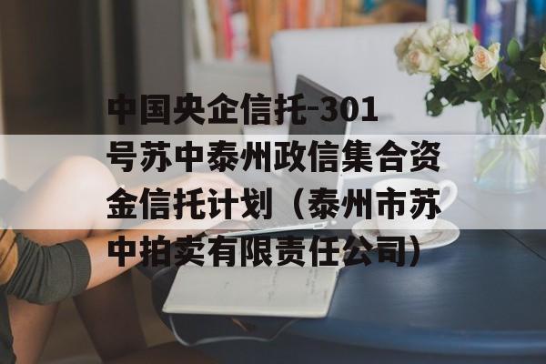 中国央企信托-301号苏中泰州政信集合资金信托计划（泰州市苏中拍卖有限责任公司）