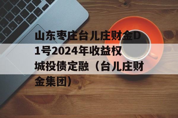 山东枣庄台儿庄财金D1号2024年收益权城投债定融（台儿庄财金集团）