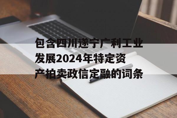 包含四川遂宁广利工业发展2024年特定资产拍卖政信定融的词条