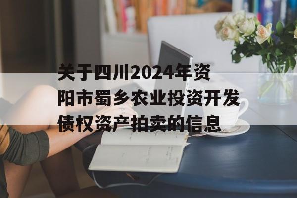 关于四川2024年资阳市蜀乡农业投资开发债权资产拍卖的信息