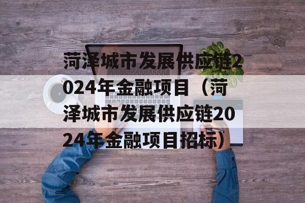 菏泽城市发展供应链2024年金融项目（菏泽城市发展供应链2024年金融项目招标）