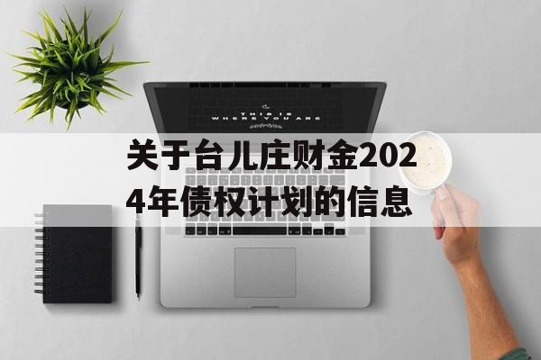 关于台儿庄财金2024年债权计划的信息