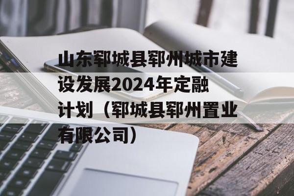 山东郓城县郓州城市建设发展2024年定融计划（郓城县郓州置业有限公司）