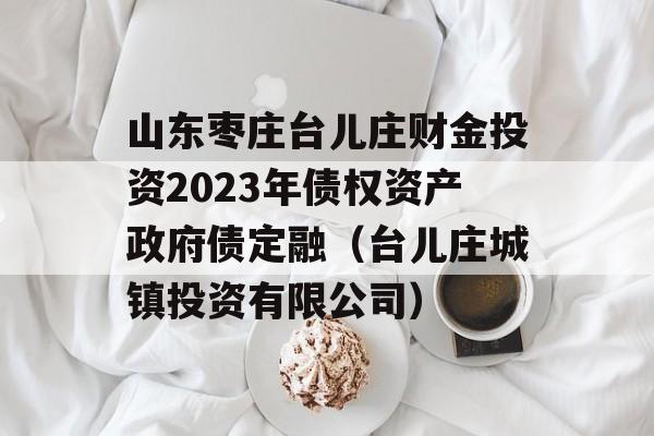 山东枣庄台儿庄财金投资2023年债权资产政府债定融（台儿庄城镇投资有限公司）