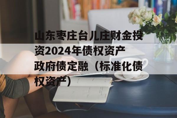 山东枣庄台儿庄财金投资2024年债权资产政府债定融（标准化债权资产）