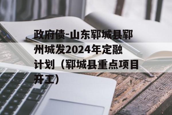 政府债-山东郓城县郓州城发2024年定融计划（郓城县重点项目开工）