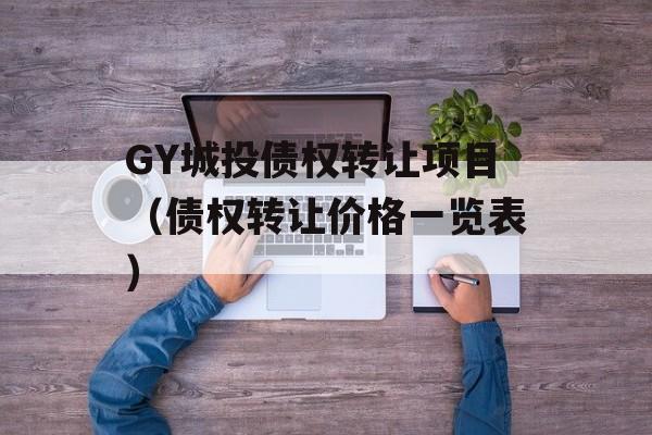 GY城投债权转让项目（债权转让价格一览表）