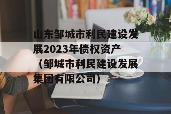 山东邹城市利民建设发展2023年债权资产（邹城市利民建设发展集团有限公司）