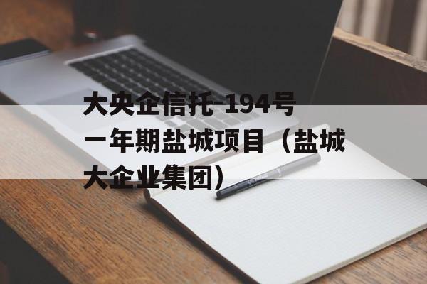 大央企信托-194号一年期盐城项目（盐城大企业集团）