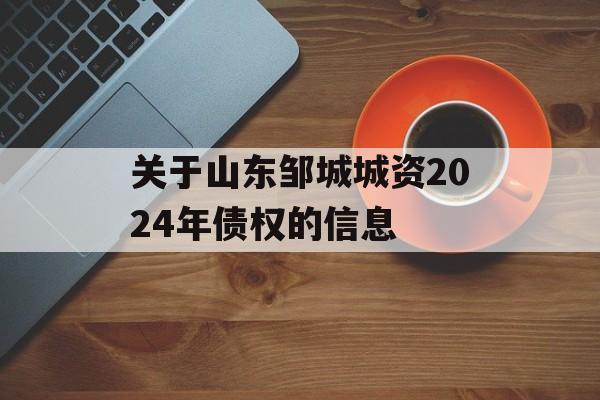 关于山东邹城城资2024年债权的信息