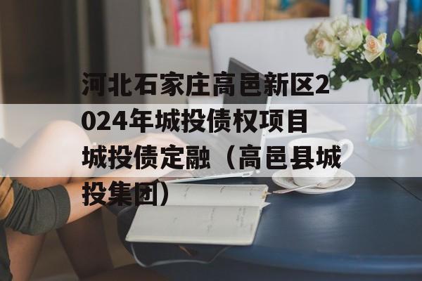 河北石家庄高邑新区2024年城投债权项目城投债定融（高邑县城投集团）