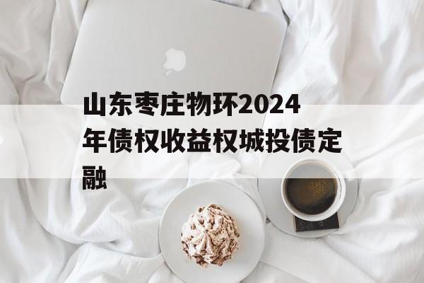 山东枣庄物环2024年债权收益权城投债定融