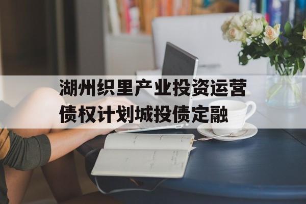 湖州织里产业投资运营债权计划城投债定融