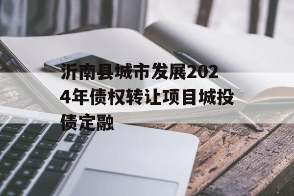 沂南县城市发展2024年债权转让项目城投债定融