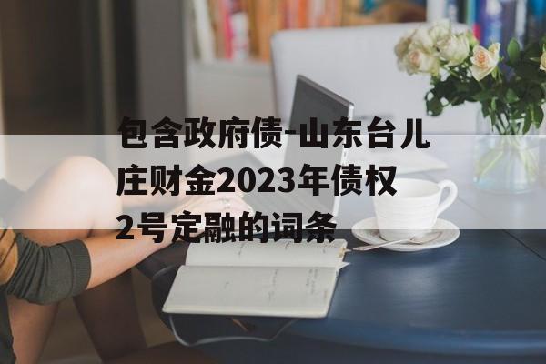 包含政府债-山东台儿庄财金2023年债权2号定融的词条
